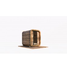 Сауна Mini-Cube из термодерева 1,75х1,3хh2,0м Gartensauna-28 для 2 персон производства