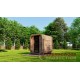 Сауна Mini-Cube из термодерева 1,75х1,3хh2,0м Gartensauna-28 для 2 персон производства