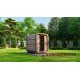 Сауна Mini-Cube из термодерева 1,75х1,3хh2,0м Gartensauna-28 для 2 персон производства