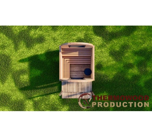 Сауна Old Wood Sauna 3,5x2,3м Gartensauna-30 під ключ 