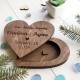 Свадебная коробка для колец, именная коробочка для обручальных колец, деревянная шкатулка с именами молодых.