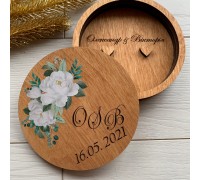Ring stand for registration, wedding box for wedding rings.