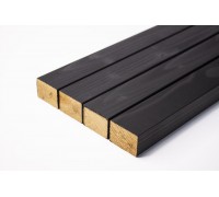 Thermometer rail 40*20*2500 mm, processed, high-quality, planed, polished, color Graphite