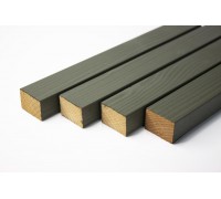 Thermosmereka-Schiene 70*20*2000 mm, verarbeitet, hochwertig, gehobelt, geschliffen, Farbe Cordusio