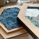 Подставка под кольца из дерева, именная коробочка для обручальных колец.