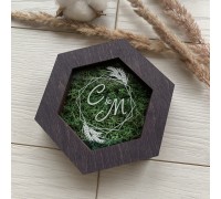 Eheringbox, Hochzeitsdekor im ukrainischen Stil, personalisierte Ringbox.