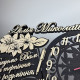 Оригинальные именные настенные часы в школу от выпускников - подарок учителю