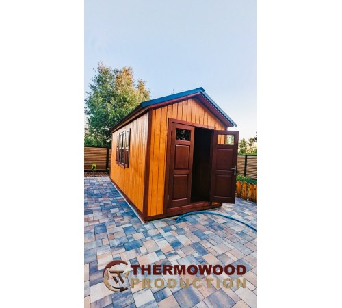 Держблок утеплень 5,0x2,5м у скандинавському стилі виробництва ThermowoodProduction. Scandinavian style barns - 09