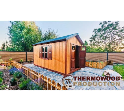 Держблок утеплень 5,0x2,5м у скандинавському стилі виробництва ThermowoodProduction. Scandinavian style barns - 09