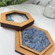 Именная коробочка для обручальных колец на свадьбу, подставка на кольцо с гравировкой, деревянная шкатулка.