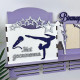 Large personalized medal holder on the topic of vocals and gymnastics for medals, cups and certificates