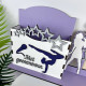 Large personalized medal holder on the topic of vocals and gymnastics for medals, cups and certificates