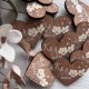 Деревянные свадебные бутоньерки для гостей, именные бутоньерки на свадьбу, оригинальные бутоньерки на заказ.