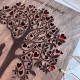 Семейный альбом для фото с именной гравировкой, оригинальный подарок из дерева для жены.