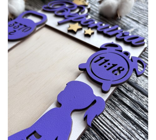 Bilderrahmen mit der Geburtsurkunde eines Kindes, ein originelles Geschenk für Eltern und Paten. Bilderrahmen mit der Geburtsurkunde eines Kindes, ein originelles Geschenk für Eltern und Paten.