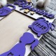 Bilderrahmen mit der Geburtsurkunde eines Kindes, ein originelles Geschenk für Eltern und Paten.