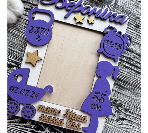 Bilderrahmen mit der Geburtsurkunde eines Kindes, ein originelles Geschenk für Eltern und Paten. Bilderrahmen mit der Geburtsurkunde eines Kindes, ein originelles Geschenk für Eltern und Paten.