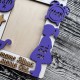 Bilderrahmen mit der Geburtsurkunde eines Kindes, ein originelles Geschenk für Eltern und Paten.