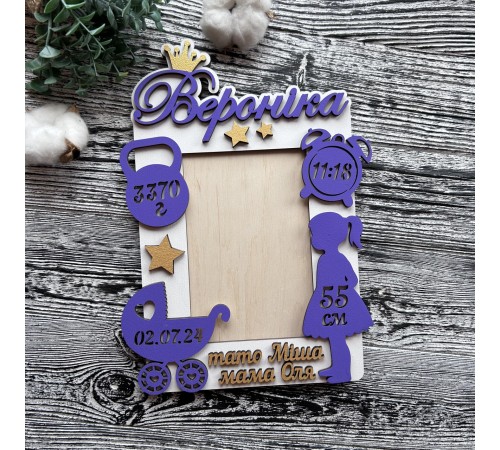 Bilderrahmen mit der Geburtsurkunde eines Kindes, ein originelles Geschenk für Eltern und Paten. Bilderrahmen mit der Geburtsurkunde eines Kindes, ein originelles Geschenk für Eltern und Paten.