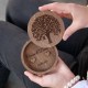 Деревянная свадебная коробочка для кольца, именная коробка на церемонию росписи.