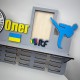 Большая именная медальница Тхэквондо, держатель для медалей и кубков с логотипом клуба и фоторамкой