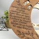 Новый календарь из дерева с гравировкой – оригинальный подарок на день рождения.