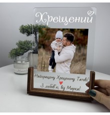 Ein originelles Geschenk für einen Patenonkel ist ein Acryl-Poster.