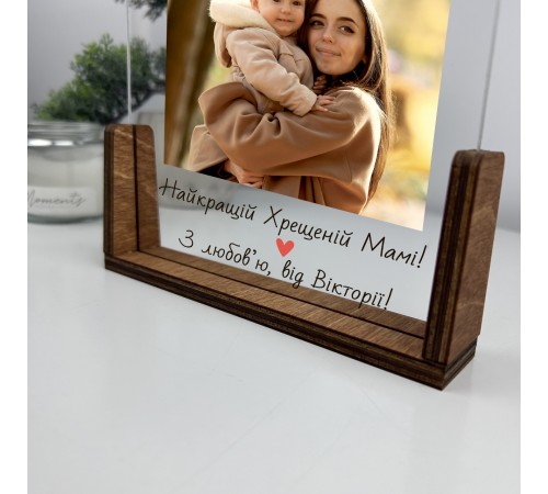 An original gift for a godmother - an acrylic poster. An original gift for a godmother - an acrylic poster.