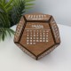 Деревянный настольный календарь, оригинальный объемный календарь, корпоративный подарок с логотипом.