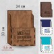 Desktop or tabletop diploma holder for diplomas and certificates.
