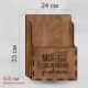 Desktop or tabletop diploma holder for diplomas and certificates.
