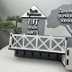 Большая деревянная ключница, держатель ключей из дерева с фамилией семьи.