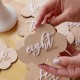 A set of plates for monthly newborn photos, 12 cards for a photo session of a child from 1 month to a year