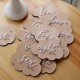 A set of plates for monthly newborn photos, 12 cards for a photo session of a child from 1 month to a year