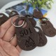 Оригинальный деревянный брелок с логотипом или названием и номером, брелоки для гостиниц или шкафчиков.