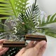 Стильный номерок для свадебного стола из дерева и акрила, свадебный акриловый настольный номер с именами.