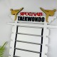 Holder for Taekwon-Do belts, named wooden holder for Taekwondo belts