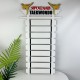Holder for Taekwon-Do belts, named wooden holder for Taekwondo belts