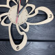 Holzwanduhr "Originalität"