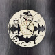 Holzwanduhr "Batman"