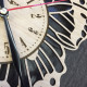 Designer-Wanduhr „Schmetterling“