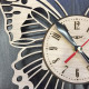 Designer-Wanduhr „Schmetterling“