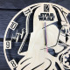 Handgefertigte Wanduhr „Star Wars Time“