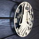 Handgefertigte Wanduhr „Star Wars Time“