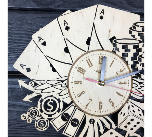 Designer-Wanduhr „Las Vegas“