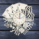 Designer-Wanduhr „Las Vegas“