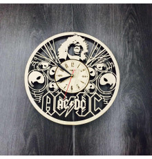 AC/DC Konzept Wanduhr