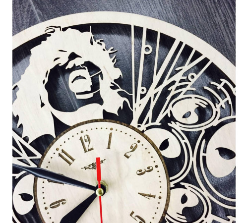 AC/DC Konzept Wanduhr
