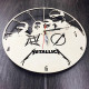 Holzwanduhr "Metallica"