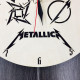 Holzwanduhr "Metallica"